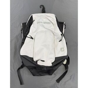 DeMarini Voodoo Baseball Softball Bat Backpack White Black Athletic Gear Bag